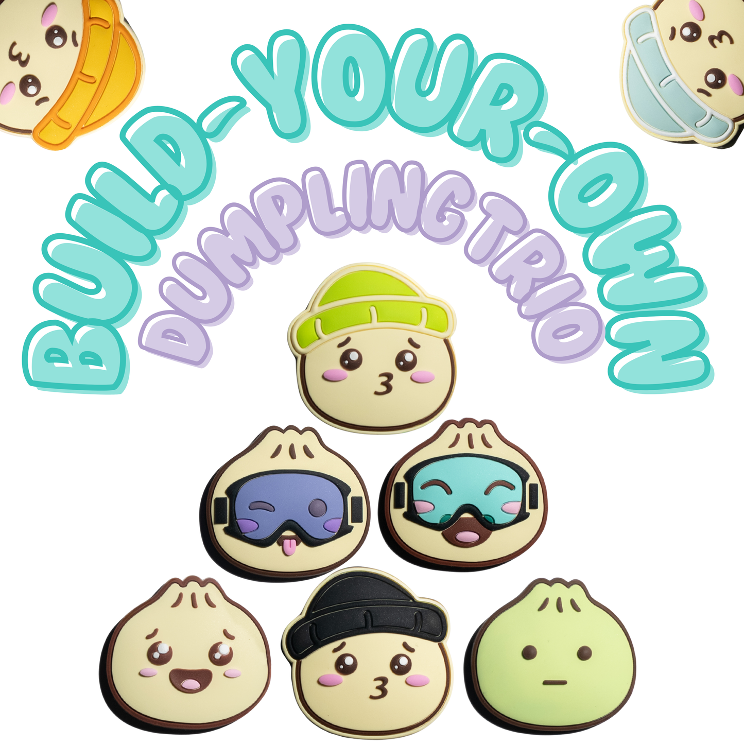 Dumpling Trio – Mini Snowboard Stomp Pad Bundle (3-Pack)